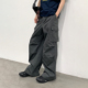 男款 arch 炭灰色纯棉美式 roaringwild 长裤 咆哮野兽 伞兵工装