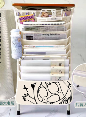 间谍过家家周边挂书袋课桌收纳袋初中高中生书立书本大容量挂书袋