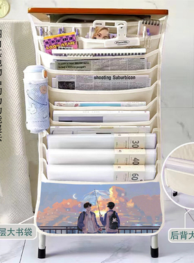 伪装学渣同款挂书袋多功能课桌收纳袋神器学生大容量挂书袋男女