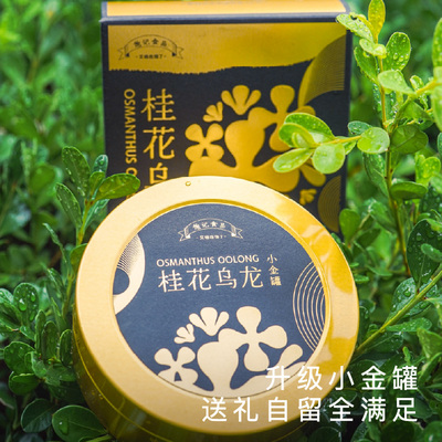 冷泡茶桂花乌龙散茶罐装