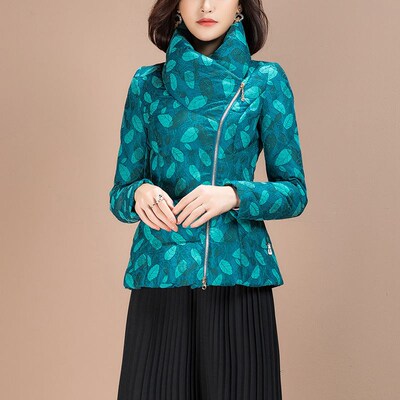 中老年羽绒服女短款2020新款妈妈加绒加厚高端棉衣棉服小棉袄外套