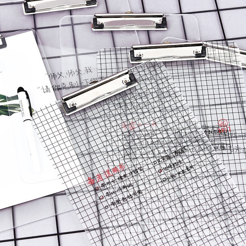 写字垫板板夹学生用垫板学生亚克力透明书书写板夹a4文件夹板文具
