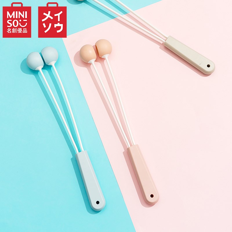 MINISO/名创优品 硅胶双球按摩捶肩膀颈腿部手臂背混色随机发真品 居家日用 手动按摩器 原图主图