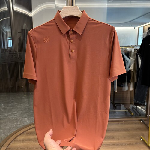 H家凉感冰丝无痕压胶短袖POLO衫