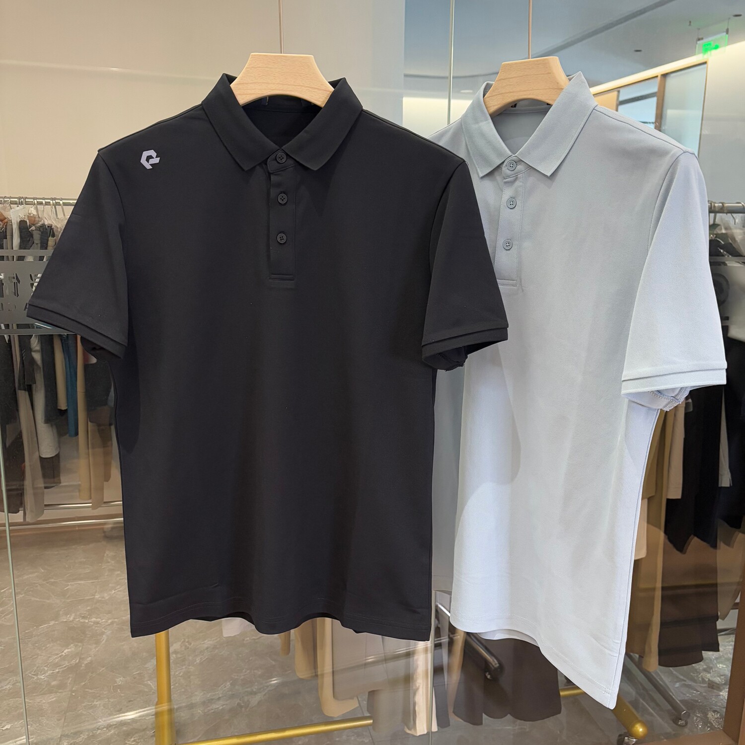 H家速干透气运动休闲短袖POLO衫