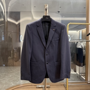 细腻柔软 春季 新款 时尚 100绵羊毛 男士 商务休闲西服外套 H系