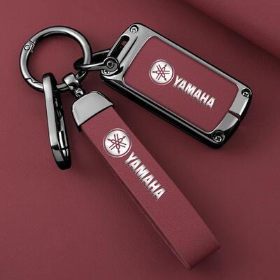 适用雅马哈摩托车钥匙套NMAX155/XMAX300男YAMAHA高档遥控壳扣包