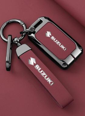适用于铃木SUZUKI XL7钥匙套吉姆尼hustler壳solio扣ertiga锁匙包