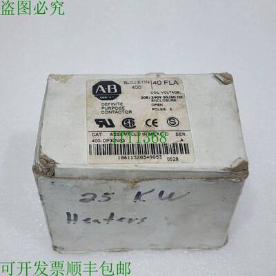 原装供应ALLEN BRADLEY CAT 400-DP30NA3 3-POLE DEFINITE PURPOS