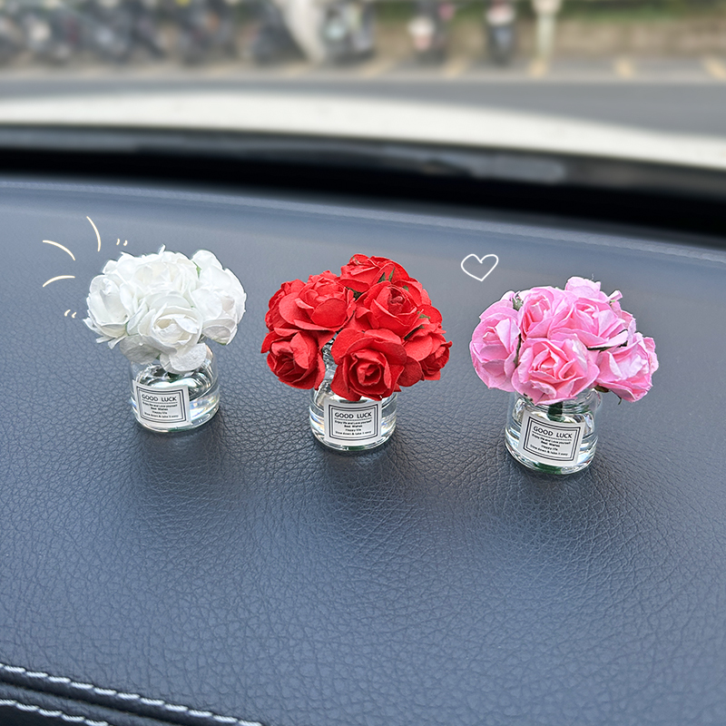 【好看，很高档】花束车内摆件