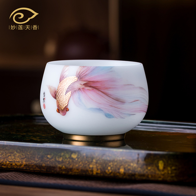 黄旭东大师《悠然自得》禅定杯