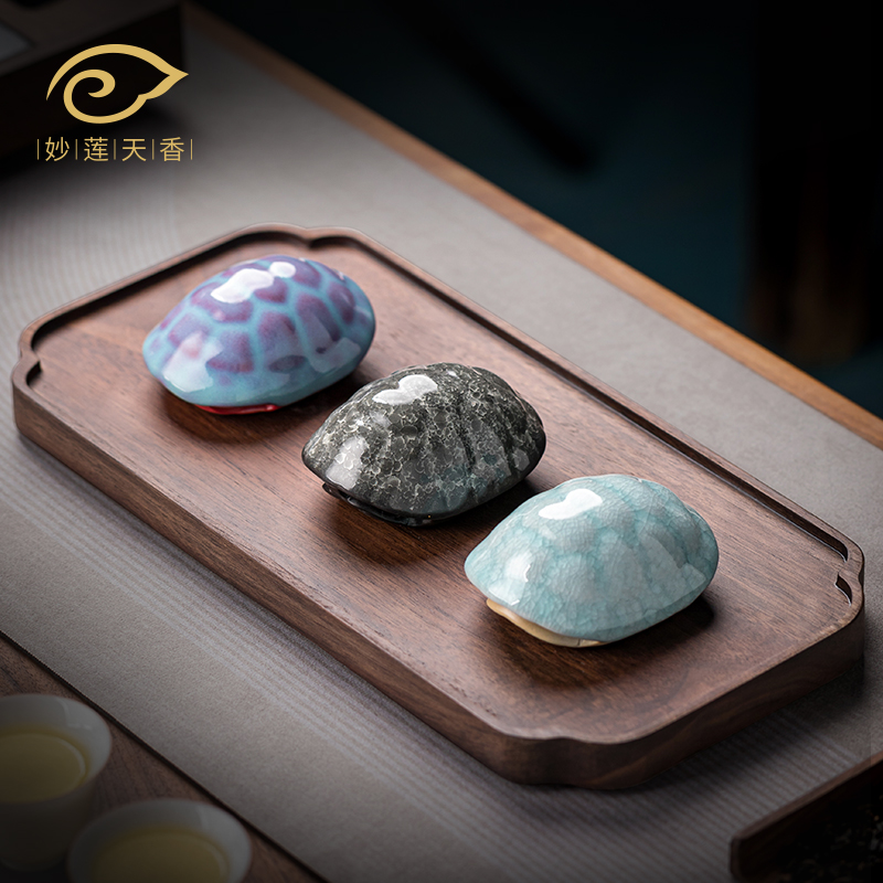 大師作品汝窯《富甲一方》茶寵