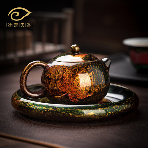 林剑军老师纯手工紫砂大漆西施壶