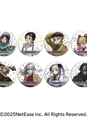 【预定】Identity V 第五人格 TGS2025 titys style白底吧唧徽章