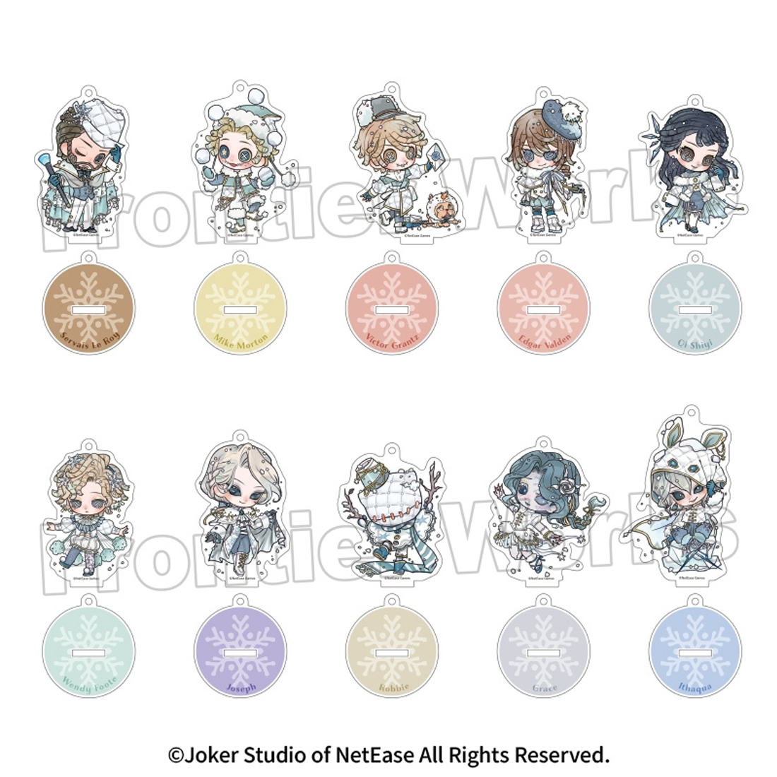 第五人格2026冰雪节Q版挂件立牌