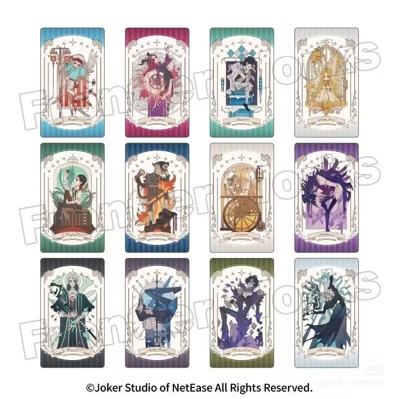 第五人格旧艺术三弹卡片小卡纸片