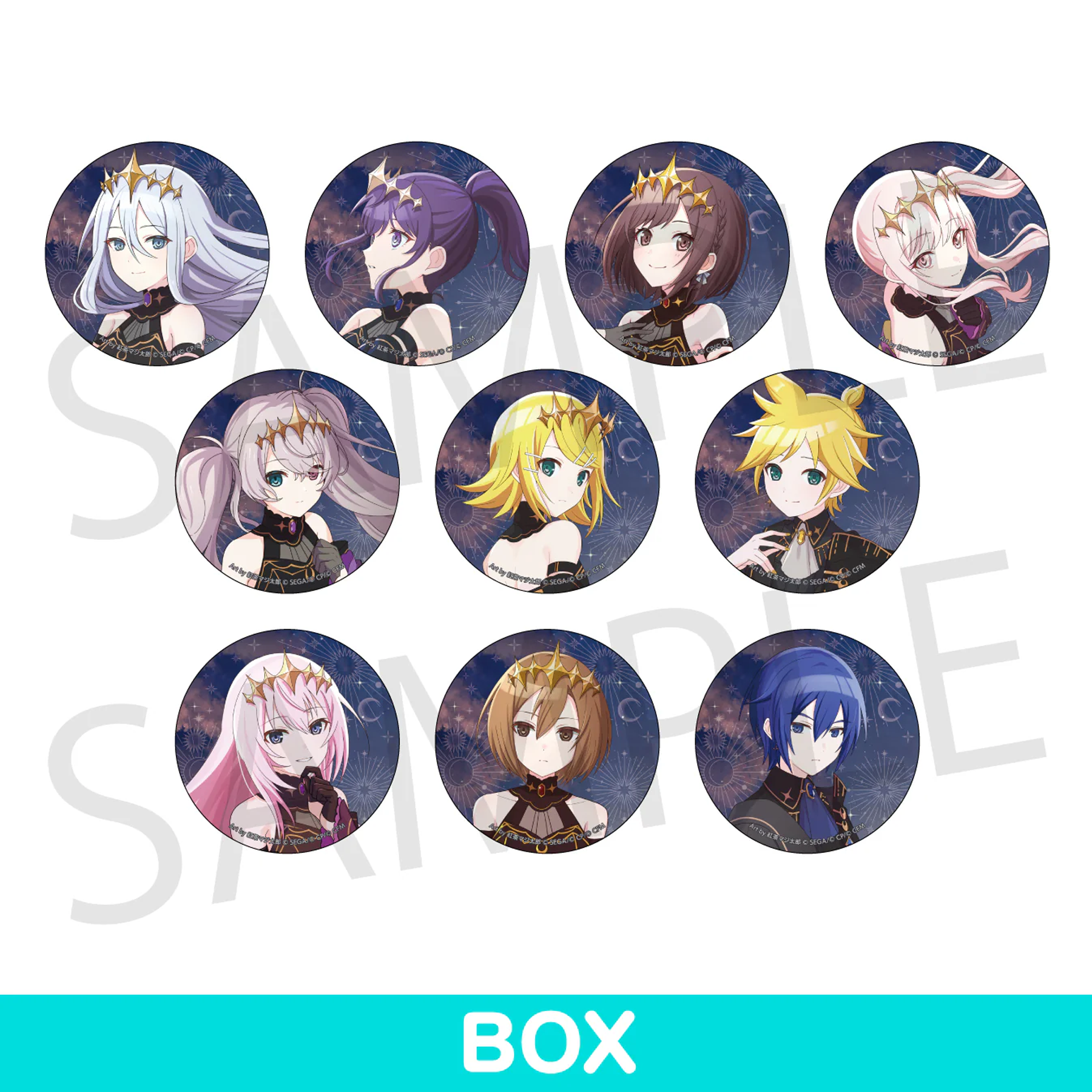 世界计划多彩舞台25时V家徽章