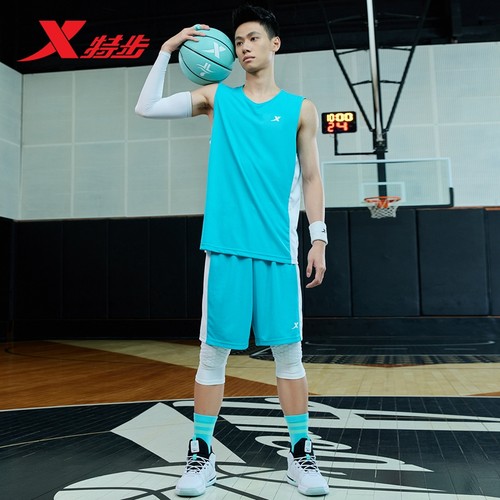 特步篮球服套装男新款夏季训练