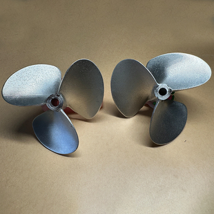 螺旋桨拉网船打窝船金属螺旋桨全寝浆叶铝合金螺旋桨