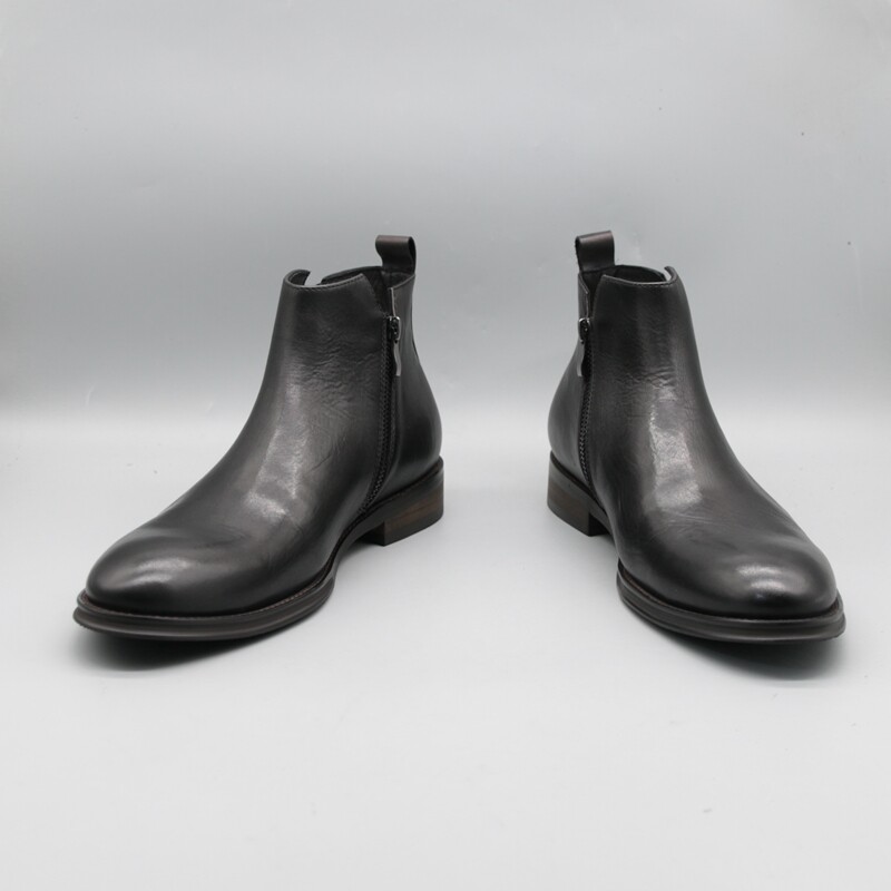 HIGH-END CATTLE GOODS PICKING UP SCARCE LEATHER MENS CHELSEA BOOTS BRITISH STYLE HIGH-TOP TREND MENS BOOTS MARTIN BOOTS