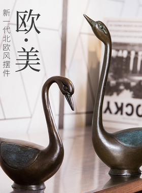 欧式风办公桌金属爱人情侣工艺品