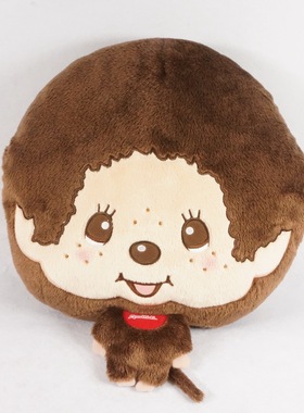 Monchhichi萌趣趣公仔娃娃靠枕抱枕可爱礼品玩偶正品 241590