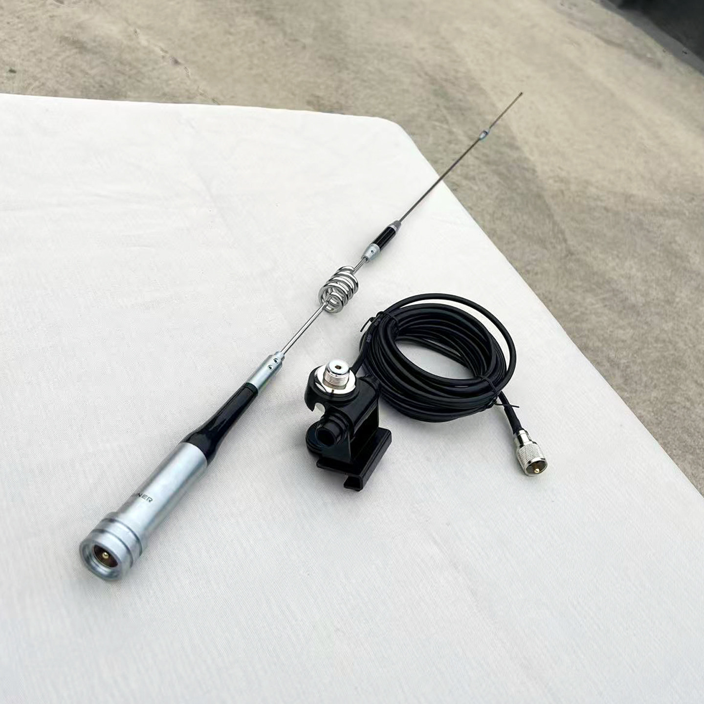 车载电台对讲机天线UV双段苗子SG7200通用型夹边建伍八重洲D9000