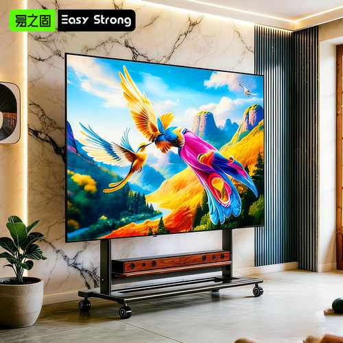 移动电视推车带插板适用85100寸