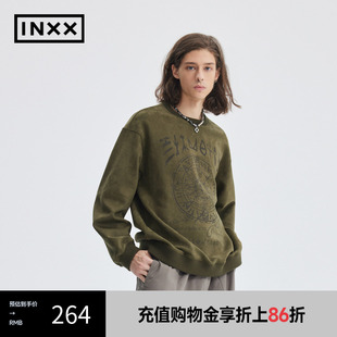 APE3100864 INXX APYD潮牌新品 印花图案套头卫衣男女同款