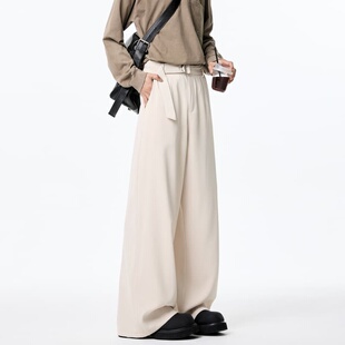 秋冬阔腿休闲裤 INXX 男士 潮牌加绒宽松垂感西裤 青少年 STREET美式