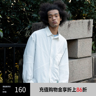 衬衫 宽松休闲长袖 inxxstreet 情侣ISE1040184 潮牌春新品