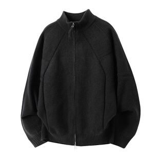 cleanfit双拉链外套 针织开衫 INXX STREET日系休闲毛衣男女秋冬季