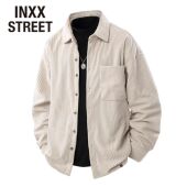 STREET美式 灯芯绒条纹衬衫 夹克春季 INXX 男士 翻领高级感衬衣外套