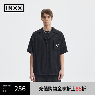 短袖 时尚 潮牌夏新品 APE2040644 衬衣男女同款 INXX APYD