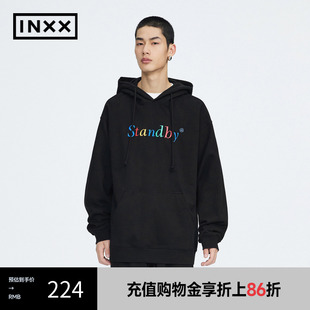 套头连帽卫衣男女同款 潮牌春新品 INXX XMD1100446 Standby