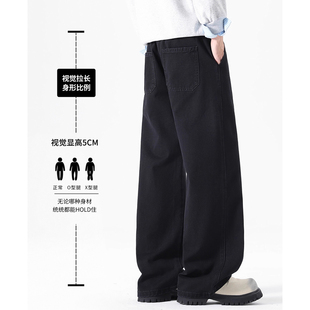 男士 风抽绳直筒牛仔裤 秋季 新款 INXX cleanfit宽松长裤 STREET美式