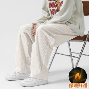 潮牌宽松百搭长裤 INXX 美式 秋冬新款 STREET休闲加绒直筒休闲裤