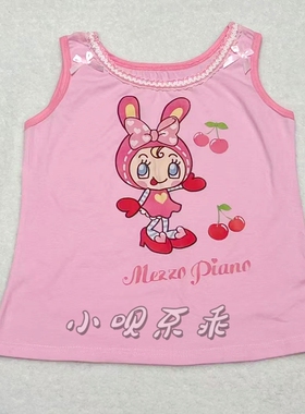 纯棉mp学生T恤爆款背心韩日系上衣夏安可拉红多巴胺复刻T恤女儿服