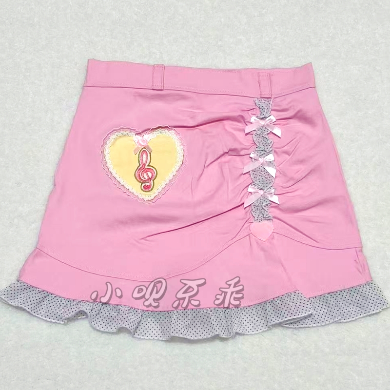 棉韩日复刻半身裙甜妹女儿服短裙
