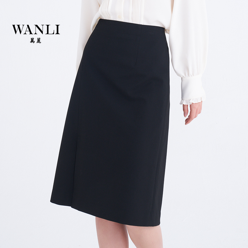万丽女士半裙中长款通勤休闲