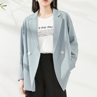 通勤气质设计师款 春秋新品 宽松时尚 韩版 西服外套 女士小西装