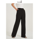新款 黑色阔腿裤 女长裤 万丽 垂感休闲裤 女装 薄款 服饰