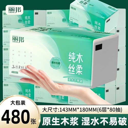 丽邦大尺寸抽纸餐巾纸