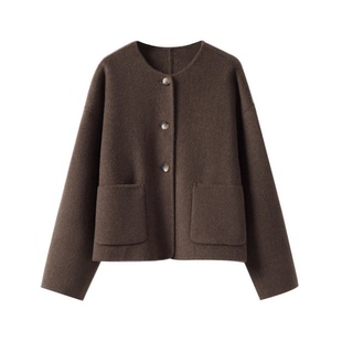 【M家同源丨纯手工骆驼绒大衣】短款保暖外套F604-ZX8622