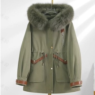 显瘦派克服外套NOF578 皮草夫.妇系列 SZ10006 原2399法国单