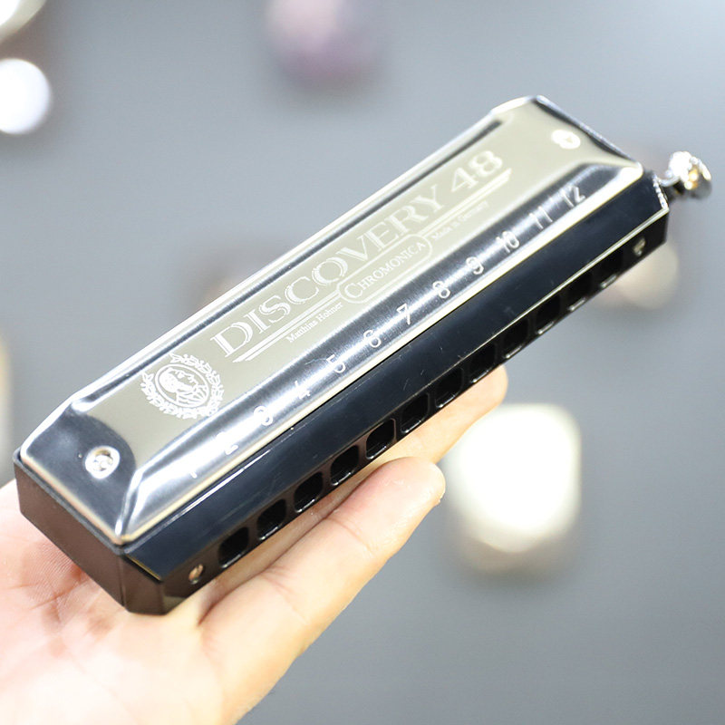 德国和莱hohner DISCOVERY48 12孔半音阶口琴D48初学者成人专业