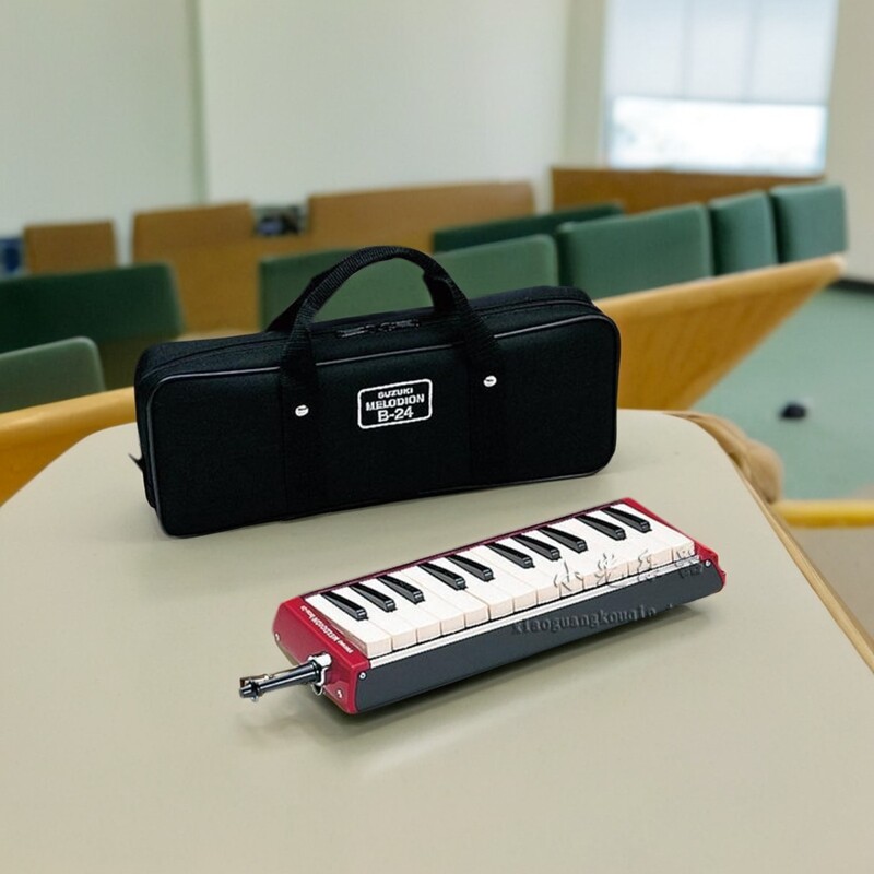 日本铃木Suzuki B-24C 24键低音口风琴学生成人儿童初学者含吹管