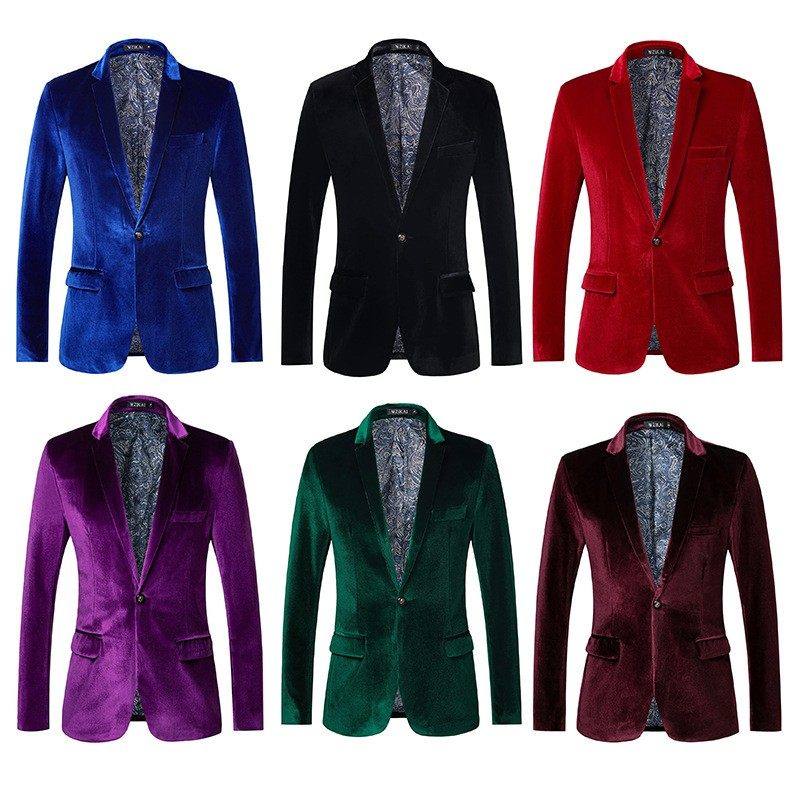 潮流时尚男装休闲修身个性金丝绒帅气西服宴会外套小西装青年礼服,男装,休闲西服,淘宝优惠券,粉丝福利购,淘宝优惠卷