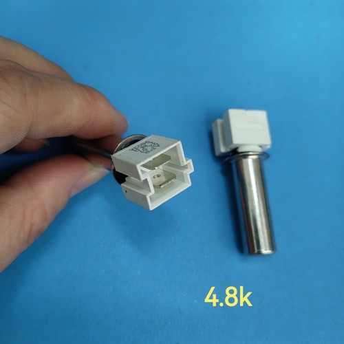 适用美的小天鹅海尔洗衣机烘干温度传感器发热棒感温头温控头4.8K