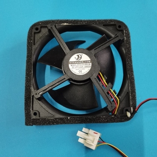 适用美的BCD-318WTPZM（E）冰箱冷冻室风扇风机冰箱配件0.22A